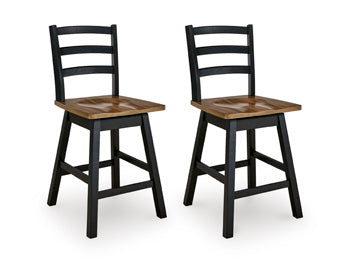 Wildenauer Counter Height Swivel Barstool - Discount Furniture World (Burlington,NC)