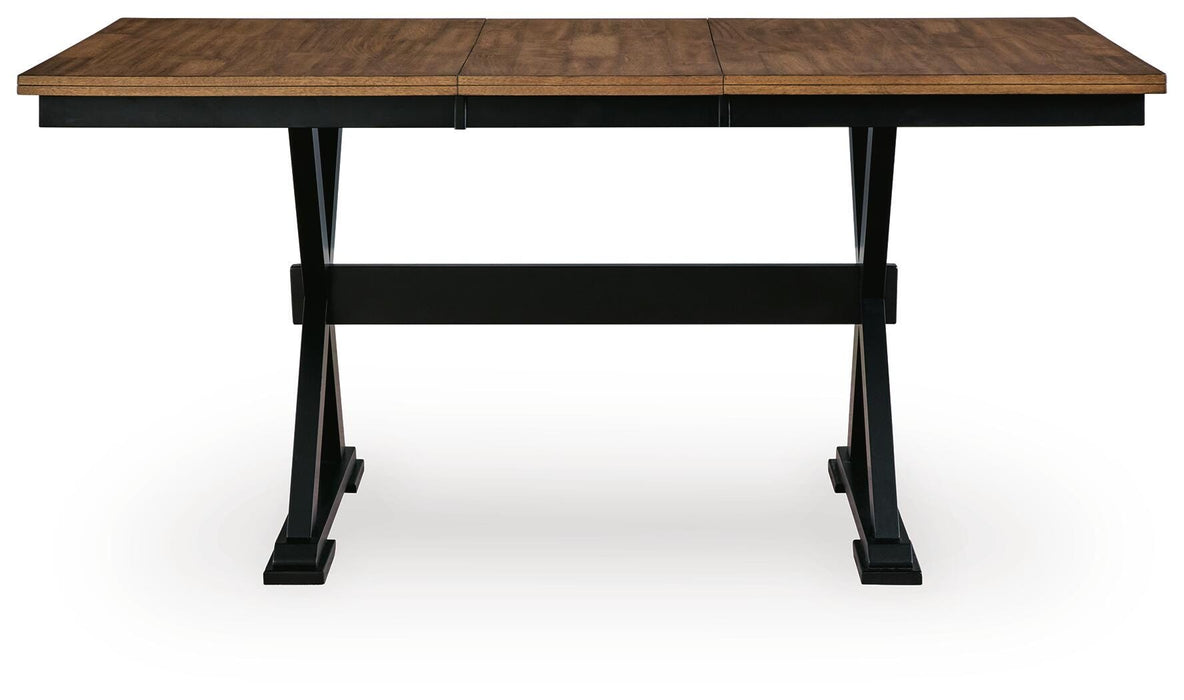 Wildenauer Counter Height Butterfly Extension Table - Discount Furniture World (Burlington,NC)