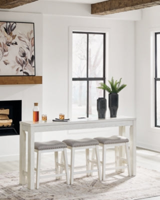 Robbinsdale Counter Height Dining Table and 3 Barstools Set - Discount Furniture World (Burlington,NC)