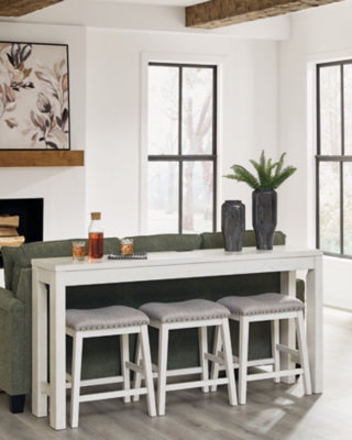 Robbinsdale Counter Height Dining Table and 3 Barstools Set - Discount Furniture World (Burlington,NC)