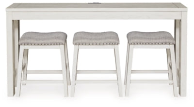 Robbinsdale Counter Height Dining Table and 3 Barstools Set - Discount Furniture World (Burlington,NC)
