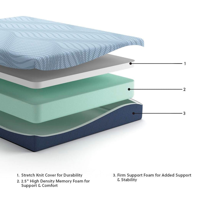 Peak 2.0 10 Memory Foam Mattress - Discount Furniture World (Burlington,NC)