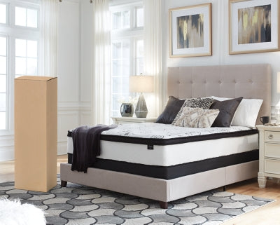 Chime 12 Inch Hybrid Mattress in a Box - Discount Furniture World (Burlington,NC)