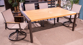 Carmel Highlands Outdoor Dining Table - Discount Furniture World (Burlington,NC)
