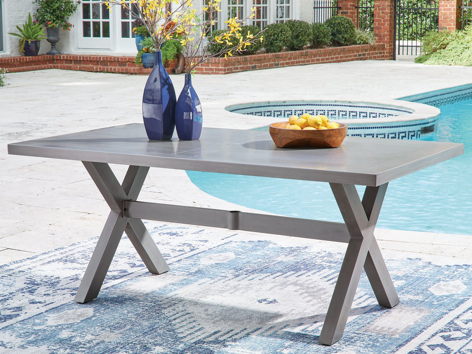 Half Moon Beach Outdoor Dining Table - Discount Furniture World (Burlington,NC)