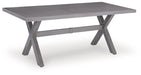 Half Moon Beach Outdoor Dining Table - Discount Furniture World (Burlington,NC)