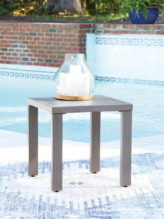 Half Moon Beach Outdoor End Table - Discount Furniture World (Burlington,NC)