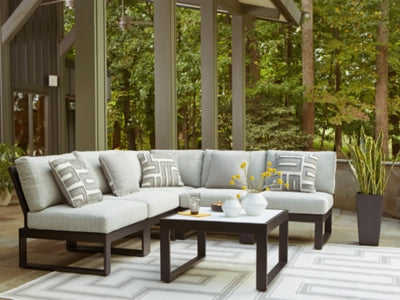 Beachloft Outdoor Sectional - Discount Furniture World (Burlington,NC)
