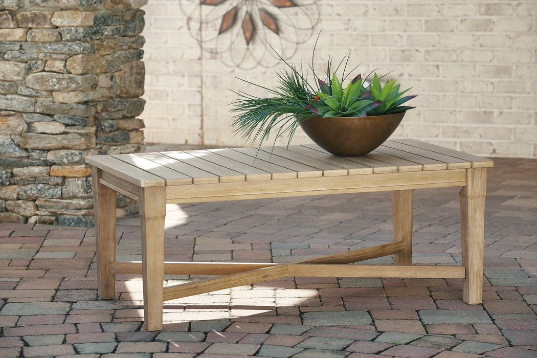 Carter Hall Outdoor Coffee Table - Discount Furniture World (Burlington,NC)