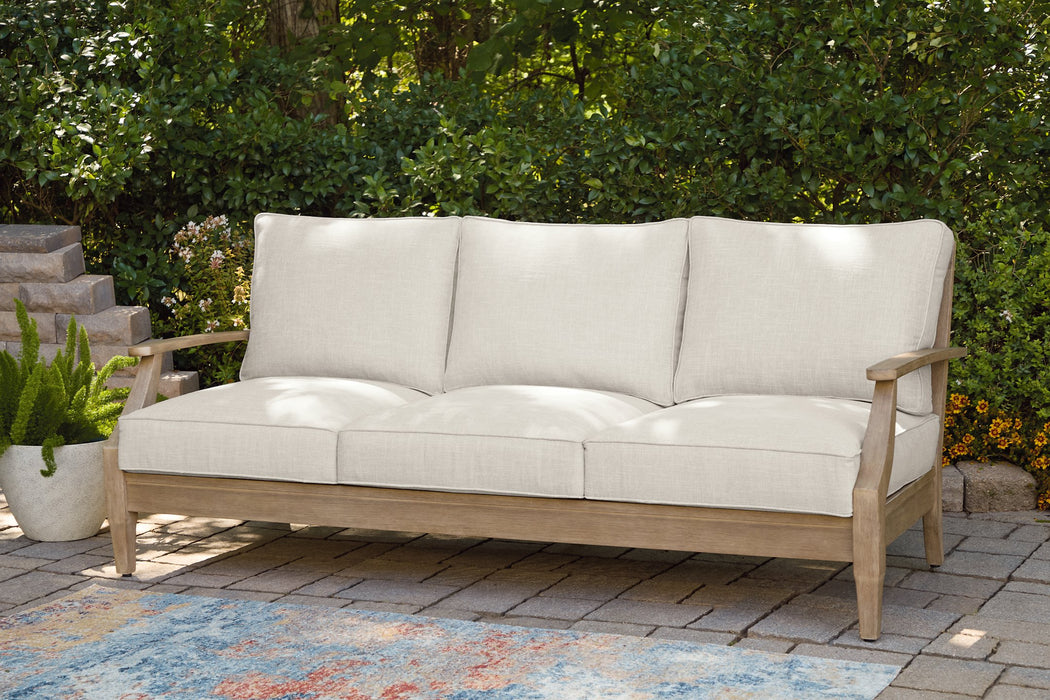 Carter Hall Outdoor Sofa with Cushion - Discount Furniture World (Burlington,NC)