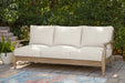 Carter Hall Outdoor Sofa with Cushion - Discount Furniture World (Burlington,NC)