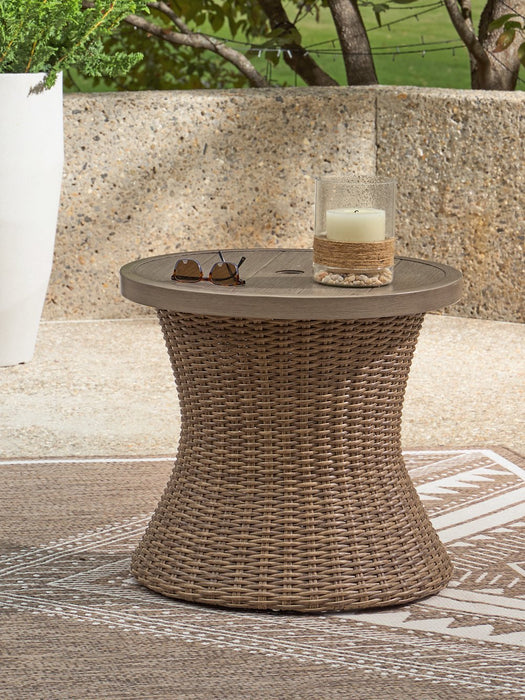 Laguna Heights Outdoor End Table - Discount Furniture World (Burlington,NC)