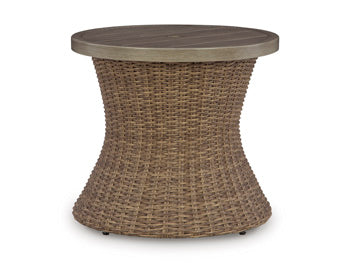 Laguna Heights Outdoor End Table - Discount Furniture World (Burlington,NC)