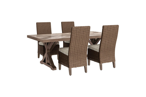 Beachcroft Outdoor Dining Set - Discount Furniture World (Burlington,NC)