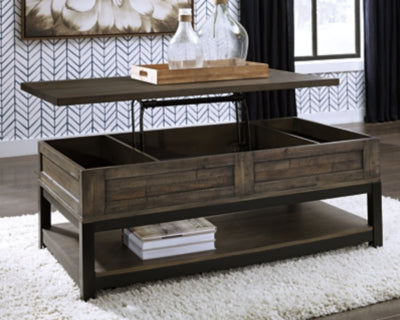 Johurst Coffee Table with Lift Top - Discount Furniture World (Burlington,NC)