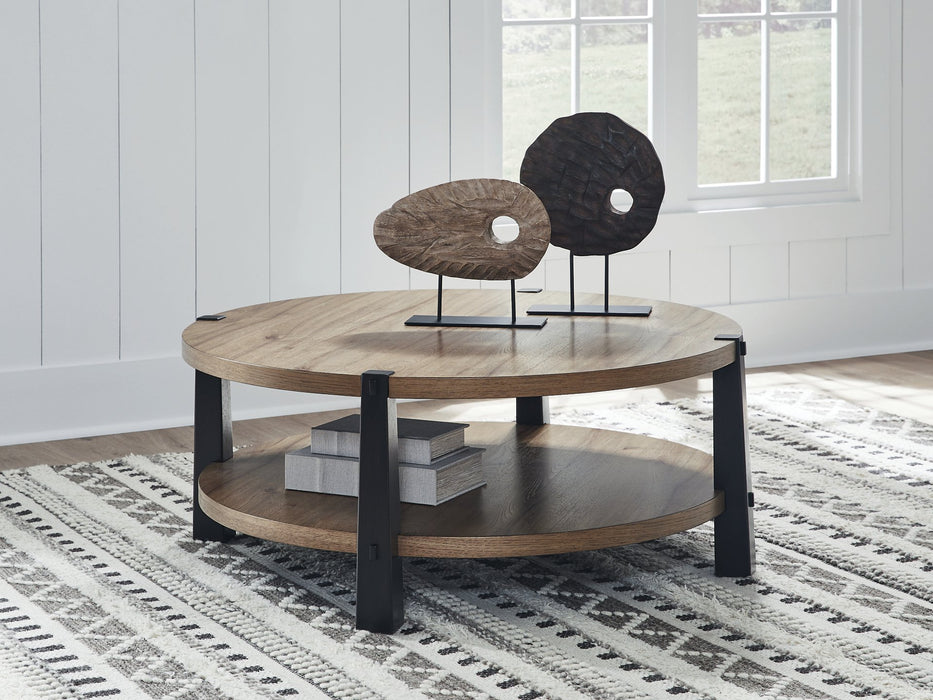 Ridgester Coffee Table - Discount Furniture World (Burlington,NC)