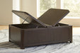 Breckington Coffee Table With Storage - Discount Furniture World (Burlington,NC)