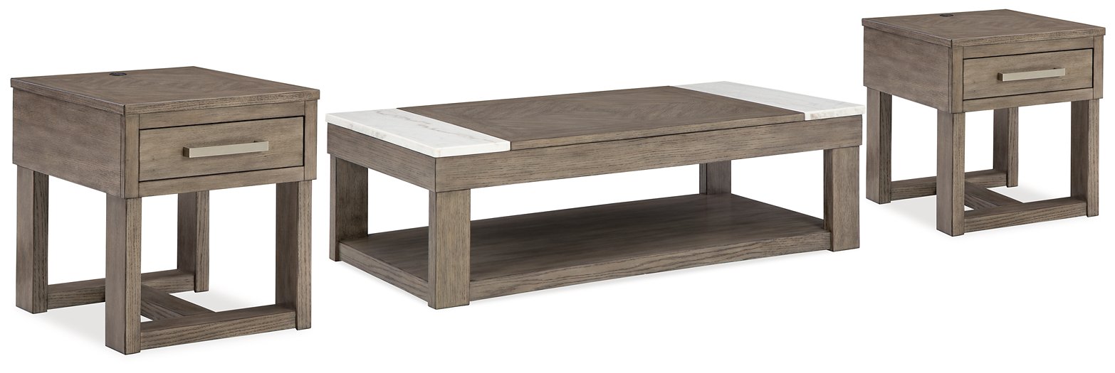 Loyaska Occasional Table Set - Discount Furniture World (Burlington,NC)
