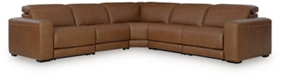 Magic Man 5-Piece Power Reclining Sectional - Discount Furniture World (Burlington,NC)