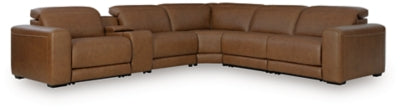 Magic Man 5-Piece Power Reclining Sectional - Discount Furniture World (Burlington,NC)