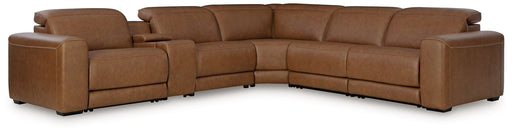 Magic Man 5-Piece Power Reclining Sectional - Discount Furniture World (Burlington,NC)