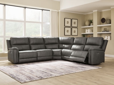 Bleckley Power Reclining Sectional - Discount Furniture World (Burlington,NC)