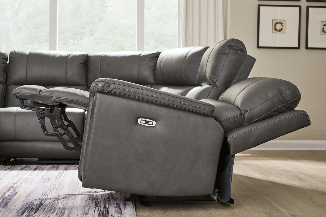Bleckley Power Reclining Sectional - Discount Furniture World (Burlington,NC)