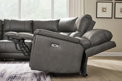 Bleckley Power Reclining Sectional - Discount Furniture World (Burlington,NC)