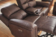 Bleckley Power Reclining Loveseat with Console - Discount Furniture World (Burlington,NC)