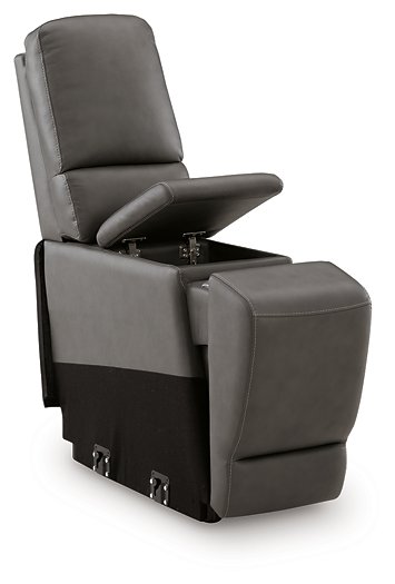 5Z - Pittson Power Reclining Sectional - Discount Furniture World (Burlington,NC)