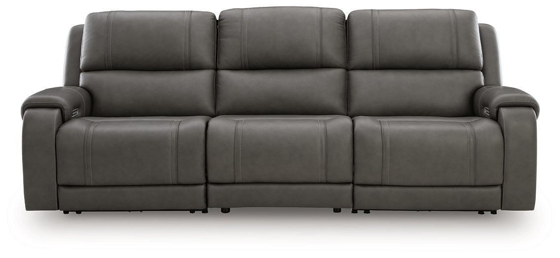5Z - Pittson Power Sectional Reclining Sofa - Discount Furniture World (Burlington,NC)