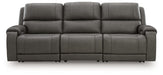 5Z - Pittson Power Sectional Reclining Sofa - Discount Furniture World (Burlington,NC)