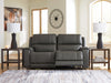 5Z - Pittson Power Reclining Sectional Loveseat - Discount Furniture World (Burlington,NC)