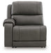 5Z - Pittson Power Reclining Sectional Loveseat with Console - Discount Furniture World (Burlington,NC)