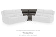 5Z - Pittson Power Reclining Sectional - Discount Furniture World (Burlington,NC)
