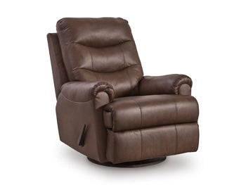 Flynwood Swivel Glider Recliner - Discount Furniture World (Burlington,NC)