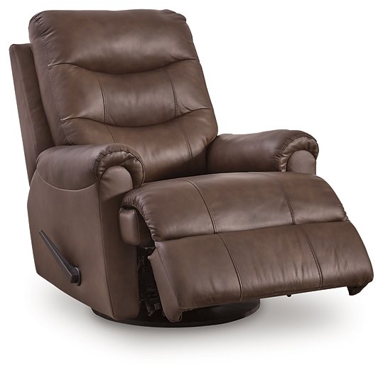 Flynwood Swivel Glider Recliner - Discount Furniture World (Burlington,NC)
