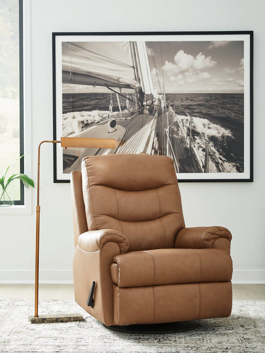 Flynwood Swivel Glider Recliner - Discount Furniture World (Burlington,NC)