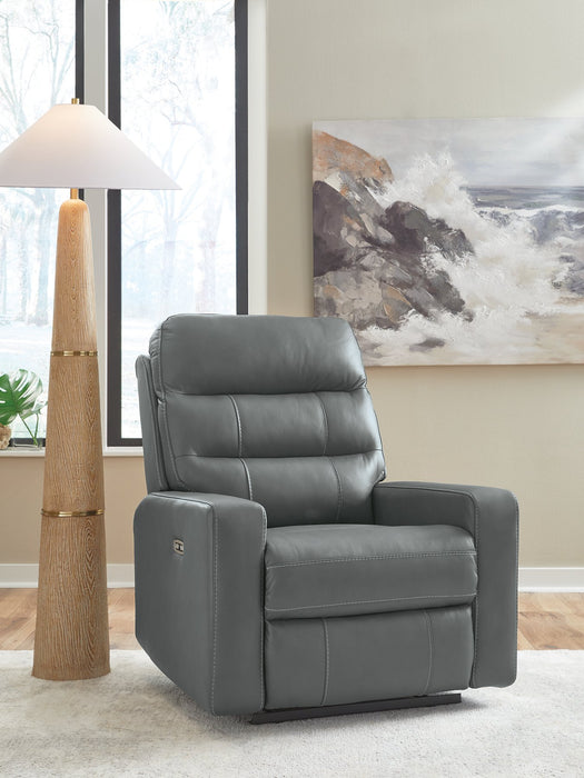 Pennacle Pier Power Recliner - Discount Furniture World (Burlington,NC)