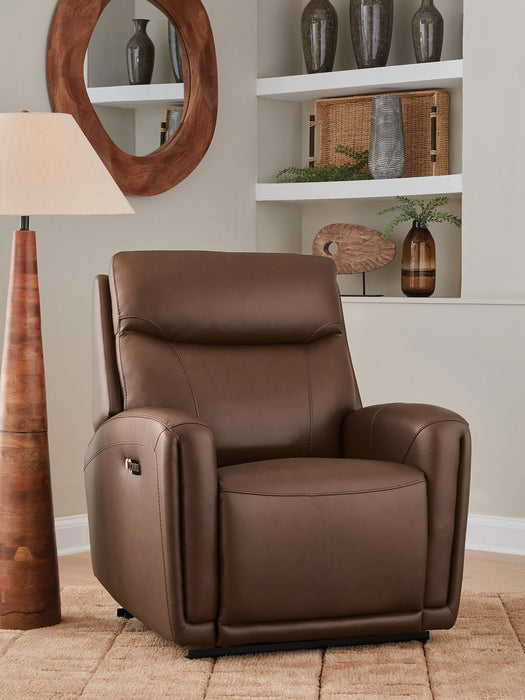 Pincara Power AutoGlide Recliner - Discount Furniture World (Burlington,NC)