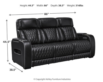 Boyington Power Reclining Sofa - Discount Furniture World (Burlington,NC)