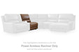 DeepWakes Power Reclining Sectional with Chaise - Discount Furniture World (Burlington,NC)