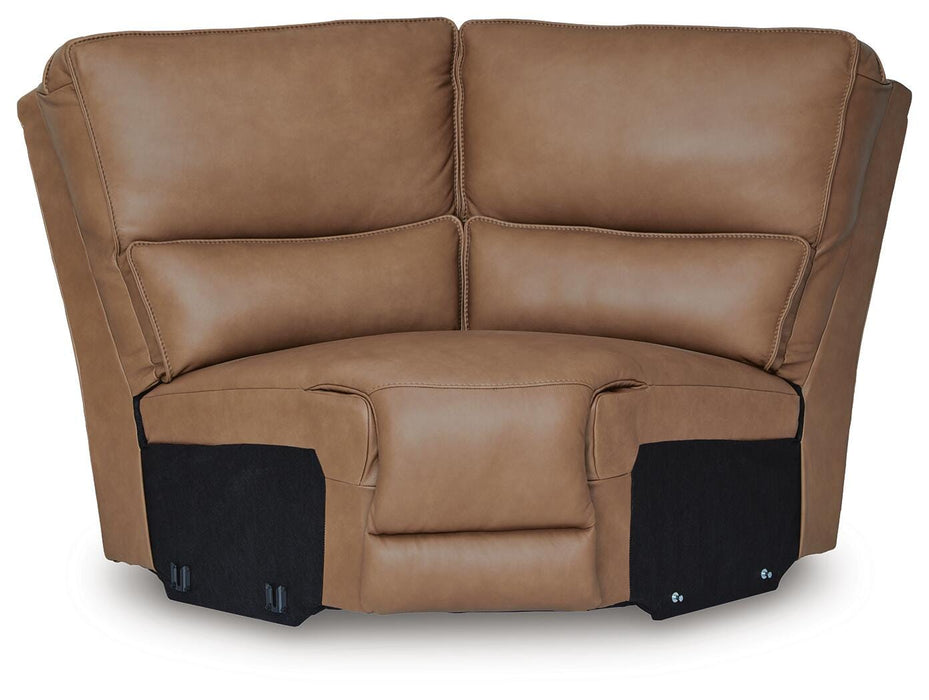DeepWakes Power Reclining Sectional with Chaise - Discount Furniture World (Burlington,NC)