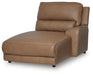 DeepWakes Power Reclining Sectional with Chaise - Discount Furniture World (Burlington,NC)