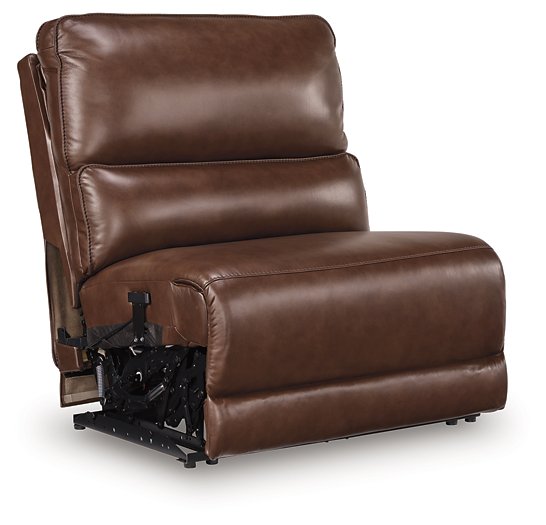 DeepWakes Power Reclining Sectional with Chaise - Discount Furniture World (Burlington,NC)