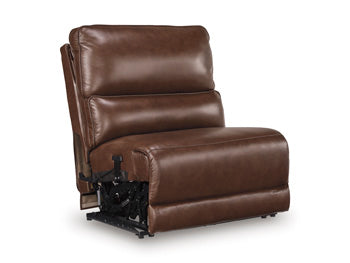 DeepWakes Power Reclining Sectional with Chaise - Discount Furniture World (Burlington,NC)