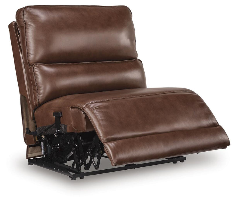 DeepWakes Power Reclining Sectional with Chaise - Discount Furniture World (Burlington,NC)