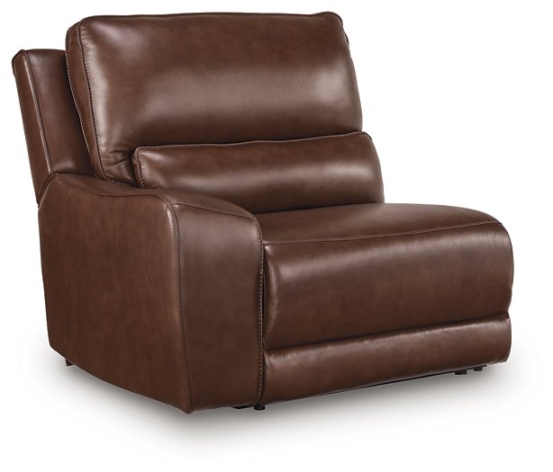 DeepWakes Power Reclining Sectional with Chaise - Discount Furniture World (Burlington,NC)