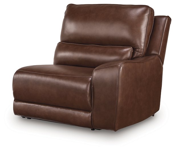 DeepWakes Power Reclining Sectional with Chaise - Discount Furniture World (Burlington,NC)