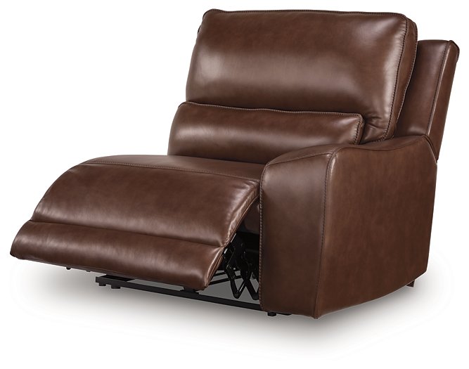 DeepWakes Power Reclining Sectional with Chaise - Discount Furniture World (Burlington,NC)